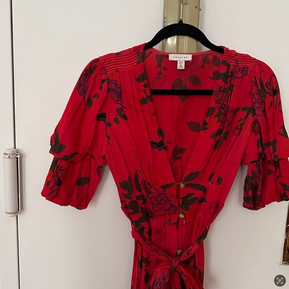 Beautiful Reformation Style Midi Dress - over dyed from top shop - Picture 5 of 6